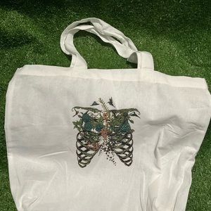 “My Garden Gives Me Life” White Tote Bag